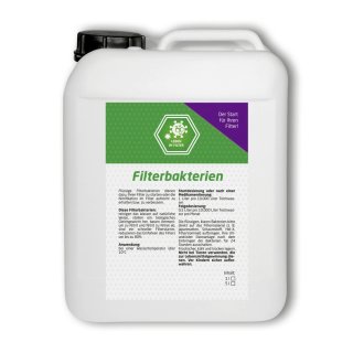 Lebende flüssige Filter Starter Filterbakterien Nitrit Bakterien gegen Nitrit - Inhalt: 5 Liter