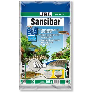 JBL Sansibar SNOW 10 kg feiner Sand Bodengrund Kies Süß- u. Meerwasser Aquarium Aquaterrarien (6706100)