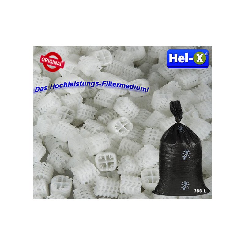 10 L Hel-X Filtermedium Helix Filter Medium Bio Filtermaterial Koi Teich HX17KLL 