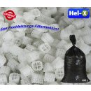 Hel-X® 17 KLL hochwertiges Teich Filtermedium Helix - Farbe: weiß