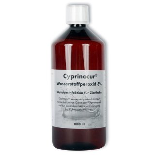 Cyprinocur® Wasserstoffperoxyd 3% Wund-Desinfektion Reinigung - Menge: 1 Liter