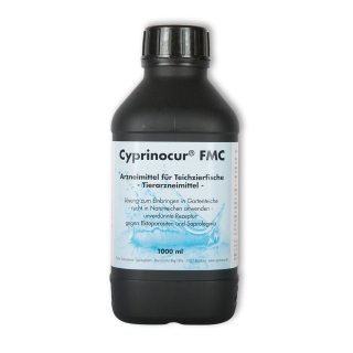 Cyprinocur® FMC - Medizin gegen Parasiten Ichtyo Pilz Schimmel Koi Teich - Menge: 1 Liter