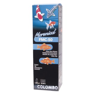 COLOMBO FMC 50 für 25 m³ Koi Teich Medizin gegen Ichtyo Pilz & Schimmel Parasiten - Menge: 1.000 ml