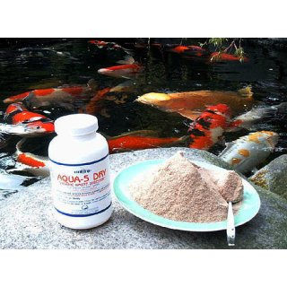 AQUA-5 DRY - Hochkonzentrierte Filterbakterien / Teichbakterien für Koi Schwimmteich Aquarium Maxi Dose - Inhalt: 280 g