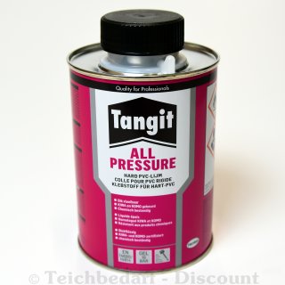 SET TANGIT Henkel PVC U ABS Reiniger und Kleber für Kunststoff Druckrohre - Inhalt: 125 ml Reiniger Dose + 250 ml Kleber Pinseldose