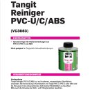 SET TANGIT Henkel PVC U ABS Reiniger und Kleber für Kunststoff Druckrohre - Inhalt: 125 ml Reiniger Dose + 250 ml Kleber Pinseldose