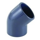 Plimat PVC Winkel 45° grau - 50 mm mit beidseitigen...