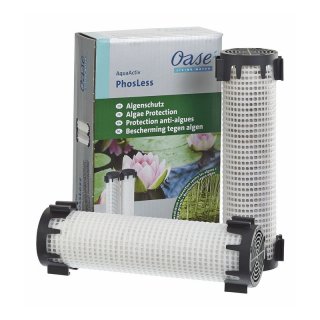 OASE AquaActiv PhosLess Algenschutz Kombi Pack 2x 1 L-Säulen Algenwachstumshemmer Phosphatbindung (36981)