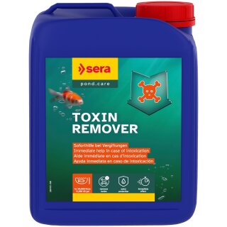 SERA pond Toxin Remover / toxivec Koi Teich Gartenteich & Aquarien Schadstoffentferner Ammoniak & Nitrit - 2,5 Liter und 5 Liter