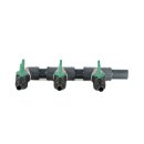 Luftverteiler regelbar für 9 mm Schlauch 2-fach bis...