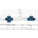 AquaForte - Midi - POWER UVC 40 Watt oder 75 Watt T5 Koi Teich Filter Grünalgen Teichklärer 40 Watt