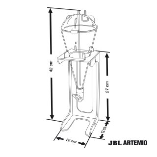 JBL Artemio 1 Set - Erweiterung Artemia Nauplien, Artemio Trichter Brutbehälter Aquarium Fisch Futter (6106100)