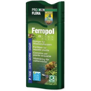 JBL PROFLORA Ferropol -  flüssiger Pflanzendünger für Süßwasser Aquarien Wasserpflanzen - Inhalt: 500 ml (2304300)