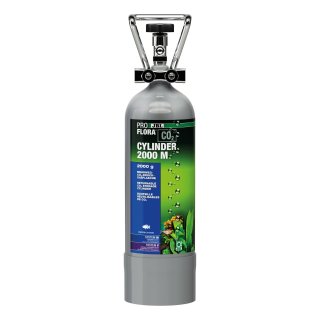 JBL PROFLORA CO2 CYLINDER 2000 M Mehrweg-Vorratsflasche mit CO2  für Aquarien (6466100)