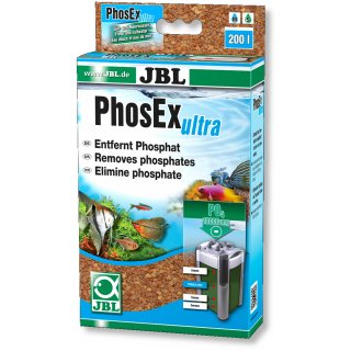 JBL PhosEx Ultra zur Entfernung von Phosphat aus Aquarien für Süß- und Meerwasseraquarium Phosphatbinder für bis 200 Liter (6254100)