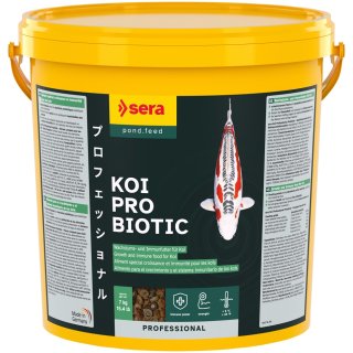 SERA Koi All Seasons Probiotic - stärkt das Immunsystem & Wachstum Koifutter Ø8 mm - Inhalt: 7 kg (21 Liter)