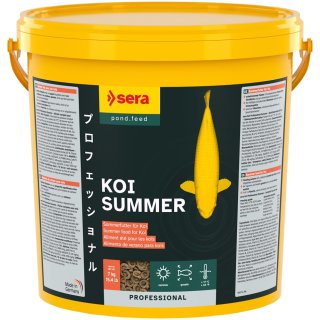 SERA KOI Professional Summer (Sommerfutter) Koifutter Energie Gesundheit Immunsystem Wachstum Teich über 17°C