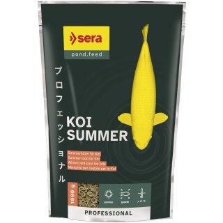 SERA KOI Professional Summer (Sommerfutter) Koifutter Energie Gesundheit Immunsystem Wachstum Teich über 17°C - Inhalt: 2.200 g