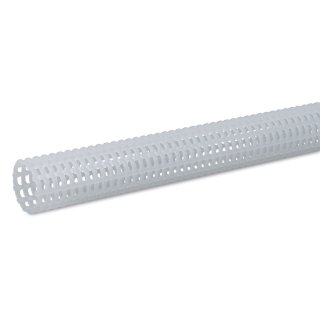Siebröhrchen weiß für Schaumstoffpatronen Siebrohr ca. Ø32 mm Länge = 100 cm