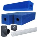 Siebröhrchen weiß für Schaumstoffpatronen Siebrohr ca. Ø32 mm Länge = 100 cm