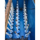 Siebröhrchen weiß für Schaumstoffpatronen Siebrohr ca. Ø32 mm Länge = 100 cm