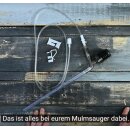 DENNERLE Gravel Cleaner Nano - Nano Mulmsauger für Aquariengröße 10 bis 40 L - Bodengrund Reinigung Absaugung Pumpe Druchflussbegrenzer Schlauchhalter