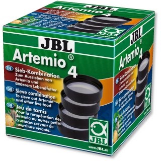 JBL Artemio 4 Siebkombination - 4-teiliges Sieb-Set für Lebendfutter wie z.B. Artemia (6106400)
