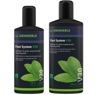 Dennerle Plant System V30 Volldünger (Nachfolger von Dennerle V30 Complete) - Inhalt: 250 ml oder 500 ml