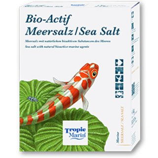 Tropic Marin® BIO-ACTIF Meersalz für 120 L bioaktives Aquarium Salz - Hochwertiges Meersalz mit natürlichen bioaktiven Substanzen des Meeres - Menge: 4 kg