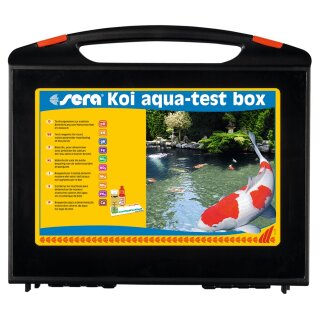SERA KOI aqua-test box - Testkoffer Wassertest für Teich & Koi