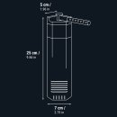 DENNERLE Eckfilter Innenfilter Corner Filter 60 für Aquarien Nano Eckfilter