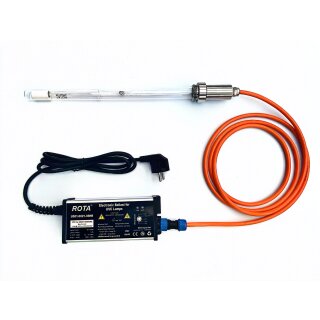NEU ROTA Tauchstrahler Set Amalgam Tauch UVC Teich Filter gegen Grünalgen 52 Watt mit Kabelset (Länge: 4 Meter mit Kupplung)