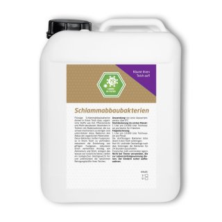 PondPolice - Schlammabbau Bakterien - Inhalt: 5 Liter