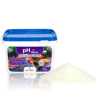 HAPPYKOI® pH Minus zur Senkung des pH Wertes im Teich in Granulatform - Menge: 2,5 kg