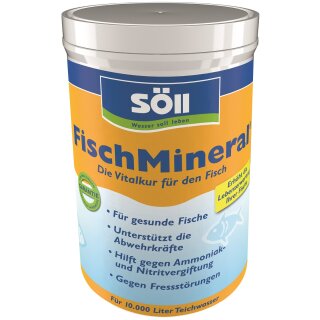 Söll FischMineral® - Die Vitalkur für den Fisch - Menge: 1 kg