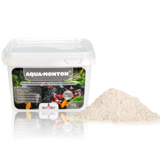 HAPPYKOI® AQUA-MONTON® reines Montmorillonit-Bentonit Tonmineral für Koi & Teich - Menge: 1,5 kg