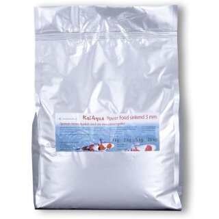 KoiAqua Power Food Koifutter Ø 3,0 mm - sinkend - Inhalt: 5 kg