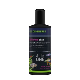 DENNERLE ALL IN ONE! ELIXIER Einfahrphase Aquarium Vitalstoffversorgung Wasserpflege - Inhalt: 250 ml