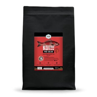 NUTRAMARE Koi360 Pro Color Swim Ø4,5 mm Schwimmendes Koifutter mit 4,5 mm Pellets für besondere Farbbrillianz