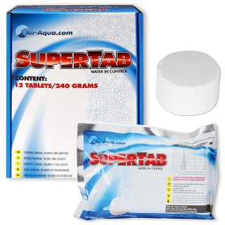 SuperTab Tabletten - schützt Ihre Koi und bringt den Teich ins Gleichgewicht Tablette - Inhalt: 24 Stück Vorratspackung