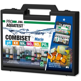JBL PROAQUATEST COMBISET MARIN Koffer Starter Test Kit für Meerwasseraquarien Aquarium Wassertest Fische (JBL-Nr.2408100)