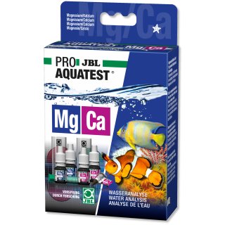 JBL PROAQUATEST Mg-Ca Magnesium-Calcium Schnellest-SET Wasser Test Kalzium Meerwasser Aquarien Korallen (2413600)