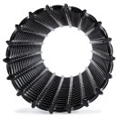 Filtersiebrohr / Siebrohr für schwimmende Filtermedien mit Endkappe Ø110 mm / Farbe: schwarz - Länge: 33 cm