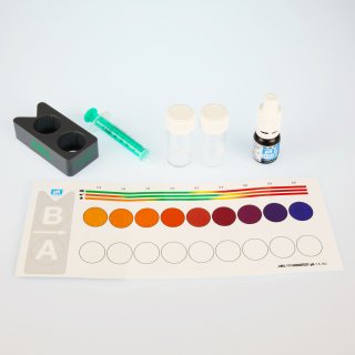 JBL PROAQUATEST pH 7,4-9,0 Test-Set für 80 Tests Schnelltest pH-Wert in Teichen Süß- und Meerwasser Aquarien Säuregehalt - (2410500)