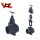 VDL Zugschieber Ø 50 mm PVC Edelstahl Schieber mit 2x Klebemuffe