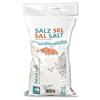 K+S (früher ESCO) Teichsalz - jodfreies natürliches Steinsalz für Koi Teich Salz Behandlung - 20 kg (2x10 kg)