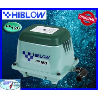 Original HiBlow® Takatsuki Sauerstoff Luft Pumpe / Belüfter Belüftungspumpe Koi Teich Filter - HP 120