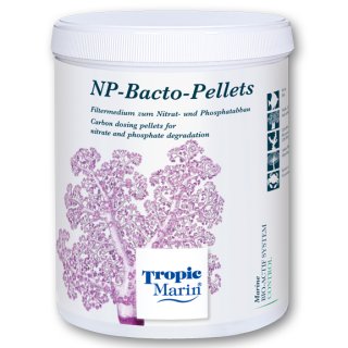 Tropic Marin® NP BACTO PELLETS - Filtermedium zum Nitrat und Phosphatabbau im Meerwasser Aquarium - Menge: 1.000 ml